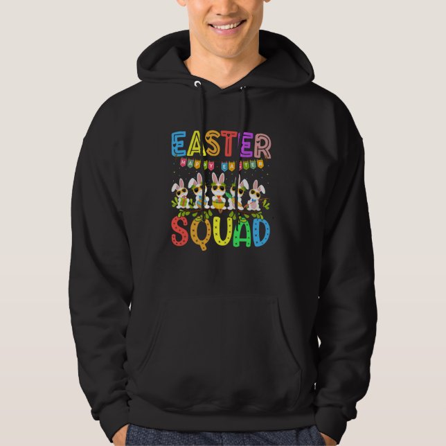 Sudadera Easter Squad Bunny Rabbit Happy Easter Day Party M (Anverso)