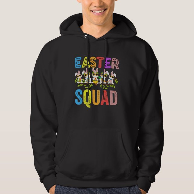 Sudadera Easter Squad Family Matching Easter Day Bunny Egg  (Anverso)