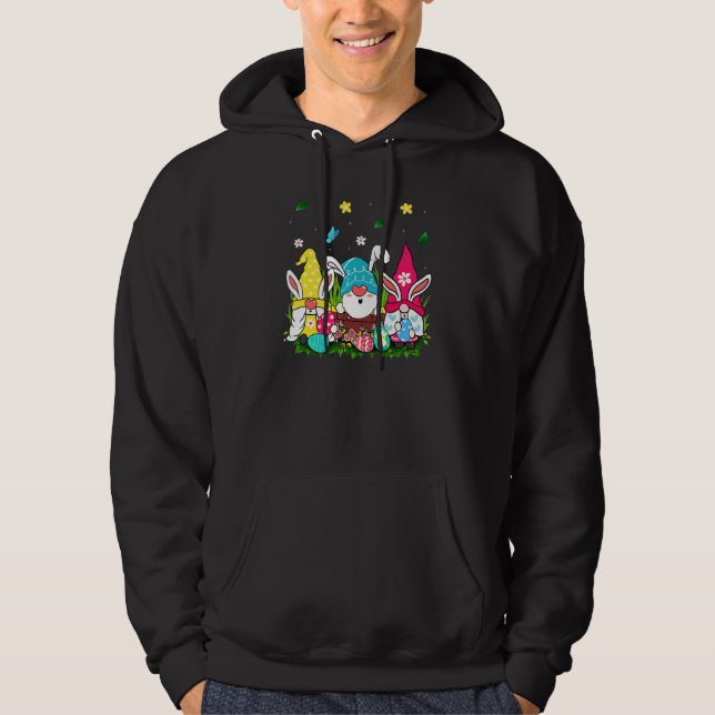 Sudadera Easter Squad Funny Gnome Bunny Egg Hung Matchin (Anverso)