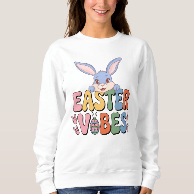 Sudadera Easter Vibes, Bunny Ears (Anverso)
