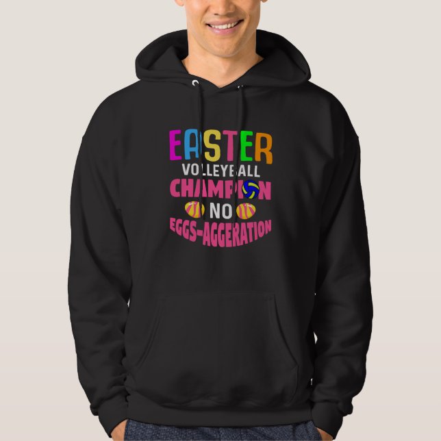 Sudadera Easter Volleyball Bunny Rabbit Beachvolleyball (Anverso)