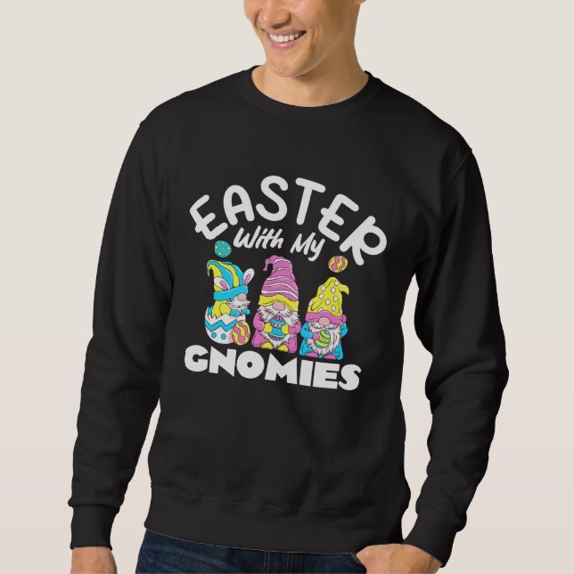 Sudadera Easter With My Gnomies Easter Day Gnomes (Anverso)