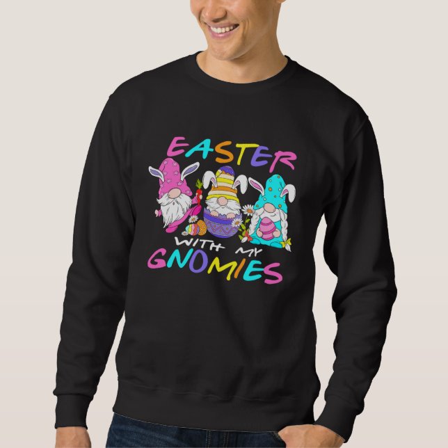 Sudadera Easter with my Gnomies Easter Gnomes Easter Gnomie (Anverso)