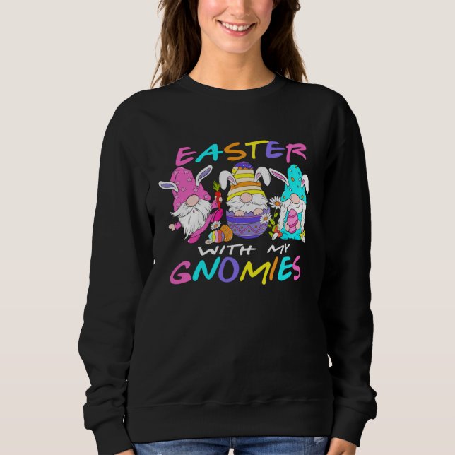 Sudadera Easter with my Gnomies Easter Gnomes Easter Gnomie (Anverso)