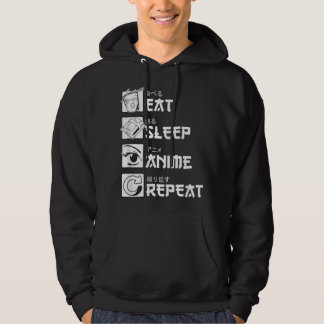 Sudadera Eat Sleep Anime Repeat