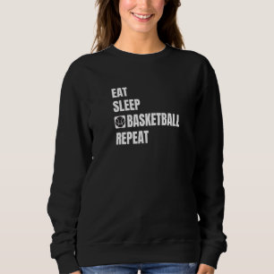Sudadera Eat Sleep Basketball Repeat Basketball