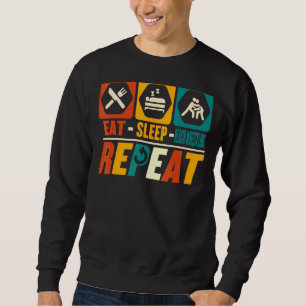 Sudadera Eat Sleep Beach Wrestling Repetir la lucha contra 