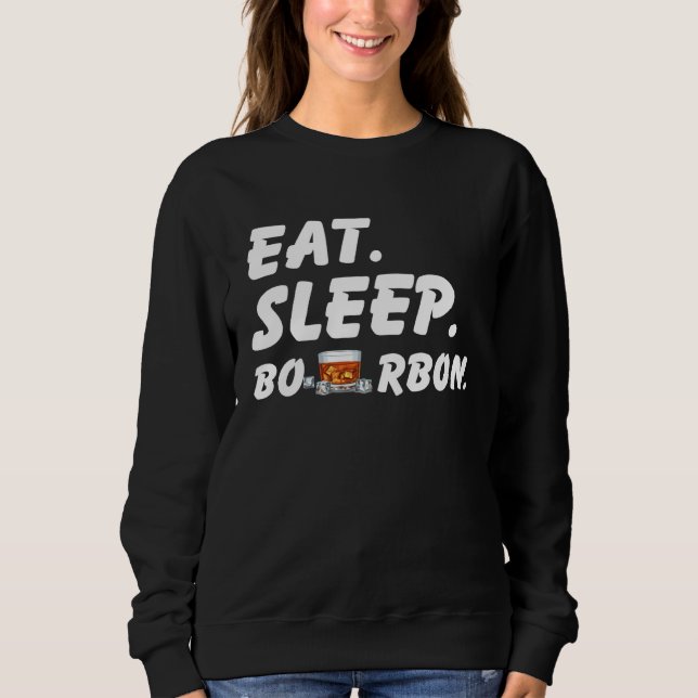 Sudadera Eat Sleep Bourbon (Anverso)