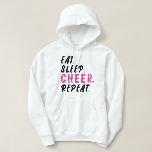 Sudadera Eat Sleep Cheer Repeat_440 (Diseño del anverso)