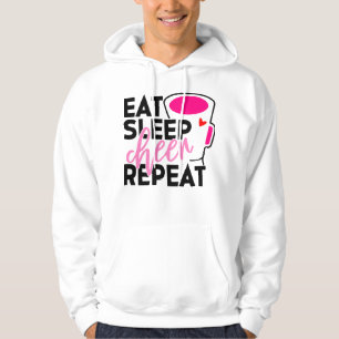 Sudadera Eat Sleep Cheer Repetir camiseta_033
