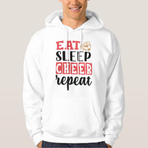Sudadera Eat Sleep Cheer Repetir camiseta_089
