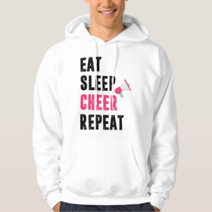 Sudadera Eat Sleep Cheer Repetir - vivir esa vida alegre