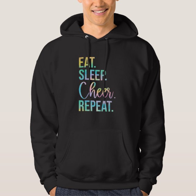 Sudadera Eat Sleep Cheerership Repetir Cheerading Ch (Anverso)