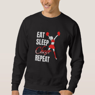 Sudadera Eat Sleep CheerLeer repetidamente 1