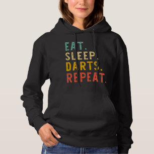 Sudadera Eat Sleep Darts Player Team Lover Retro Vintage