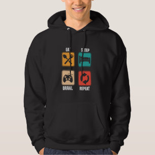 Sudadera Eat Sleep Funny Gamer Design