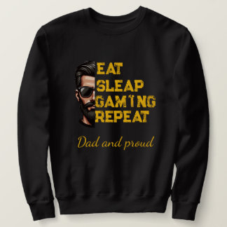 Sudadera Eat Sleep Gaming Repeat Cool Gamer Art T-Shirt