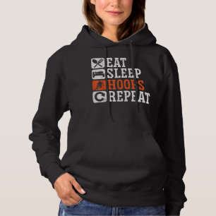 Sudadera Eat Sleep Hoops Repeat Basketball Hoop Junkie Spor