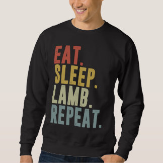 Sudadera Eat Sleep Lamb Repeat  Lambing