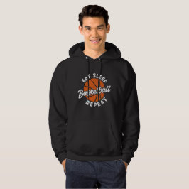 Sudadera Eat Sleep Repeat White Basketball