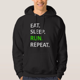 Sudadera Eat Sleep Run Repeat Shirny Funny Runner Shirner