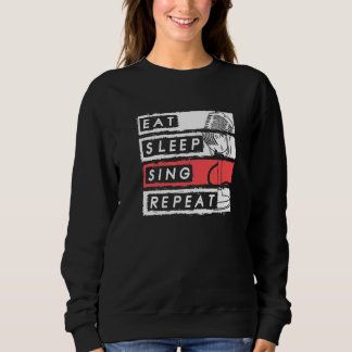Sudadera Eat Sleep Sing Repeat Opera Singer  1