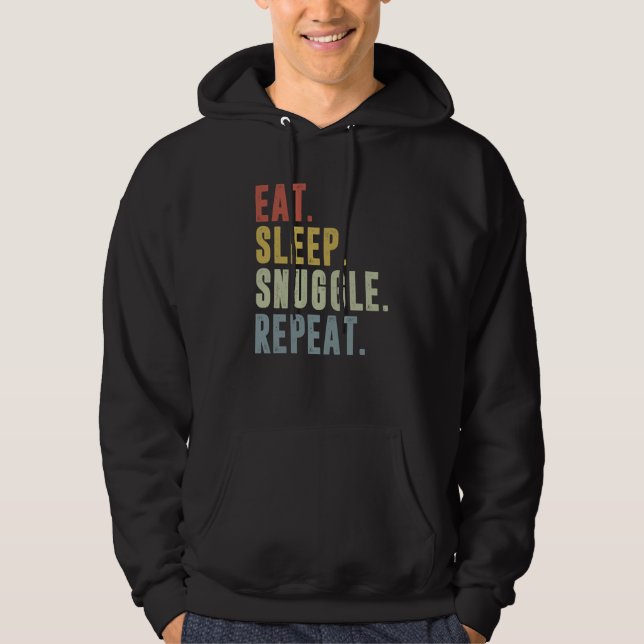 Sudadera Eat Sleep Snuggle Repeat Snuggling (Anverso)