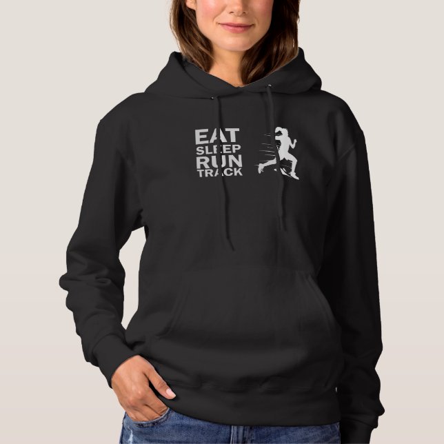 Sudadera Eat Slepp Run Track for running woman (Anverso)