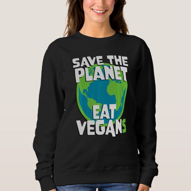 Sudadera Eat Vegan (Anverso)
