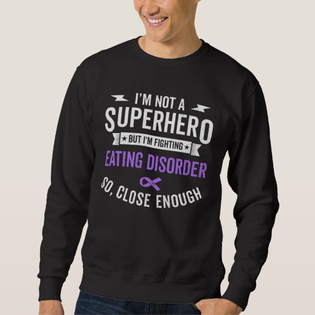 Sudadera Eating Disorder ED Warrior Survivor Awareness Reco (Anverso)