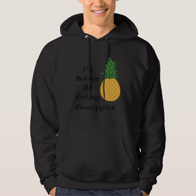 Sudadera Eating Pineapples Cute Fruit  Tropical Fruits (Anverso)