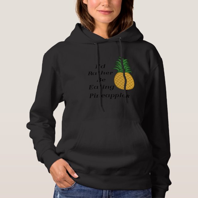 Sudadera Eating Pineapples Cute Fruit  Tropical Fruits (Anverso)
