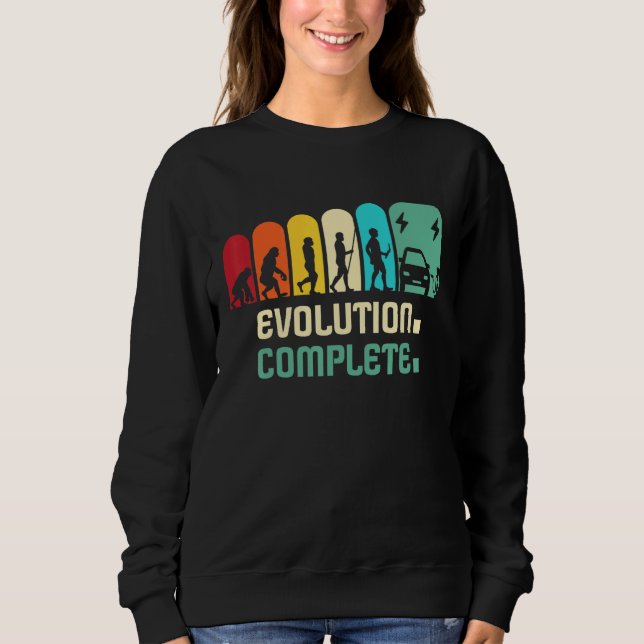 Sudadera Eauto Electric Car Electric Car Driver Electric Ca (Anverso)