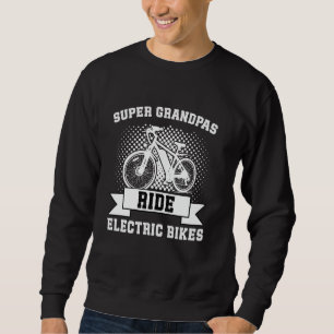 Sudadera EBike SUPER GRANDPAS RIDE BIKES ELÉCTRICOS Funny E