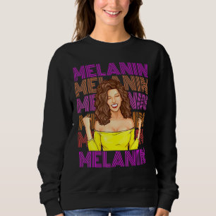 Sudadera Ebony Melanin, la reina del poder de los afroameri