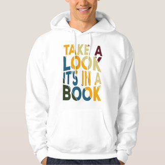 Sudadera Echa un vistazo a un libro