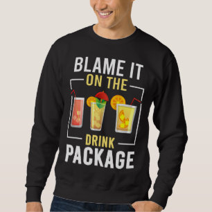 Sudadera Échale la culpa al paquete de bebidas Vacaciones e