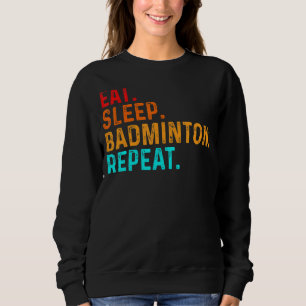 Sudadera Eche Sleep Play Badminton Player Shuttlecock Sport