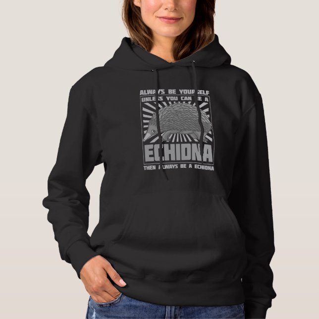 Sudadera Echidna Animals Funny Anteater Espinoso Australian (Anverso)