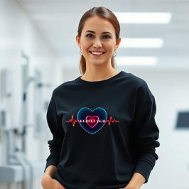 Sudadera Echo Tech | Heartbeat | Heart with EKG