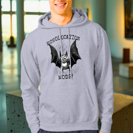 Sudadera Echolocation Mode Activated - Retro Bat Hoodie