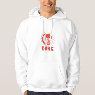 Sudadera Eclipse de cráneo oscuro Poder gótico rojo