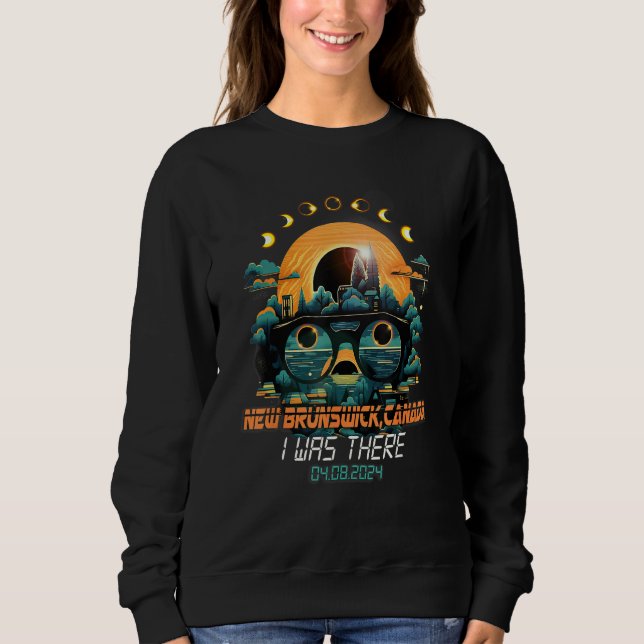 Sudadera Eclipse Phases Total Solar Eclipse 2024 New Brunsw (Anverso)