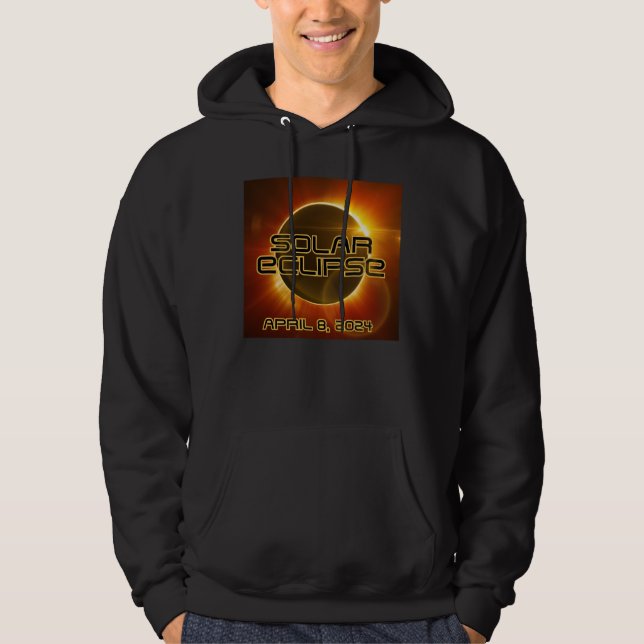 Sudadera Eclipse Solar 8 de Abril de 2024 (Anverso)