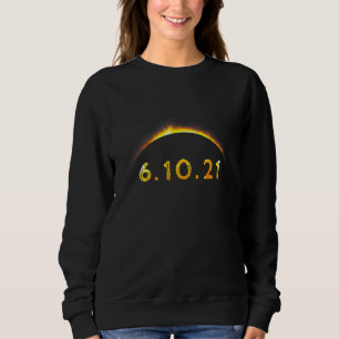 Sudadera Eclipse solar anual 6102021 Verano 10 de Junio Ecl
