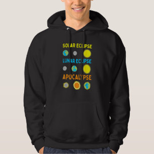 Sudadera Eclipse solar lunar y ciencia divertida del apocal
