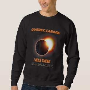 Sudadera Eclipse Solar Total 2024 Quebec Canadá 1