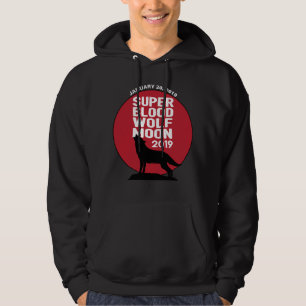 Sudadera Eclipse Super Sangre Lobo Moon 2019