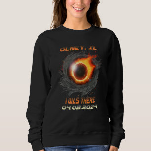 Sudadera Eclipse Total de Sol Estuve Allí Olney Illinois IL