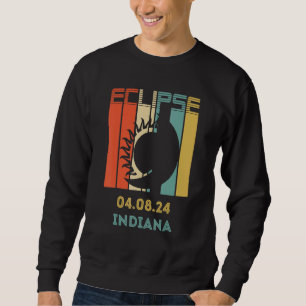Sudadera Eclipse total de sol Vintage 04 08 24 América 2024